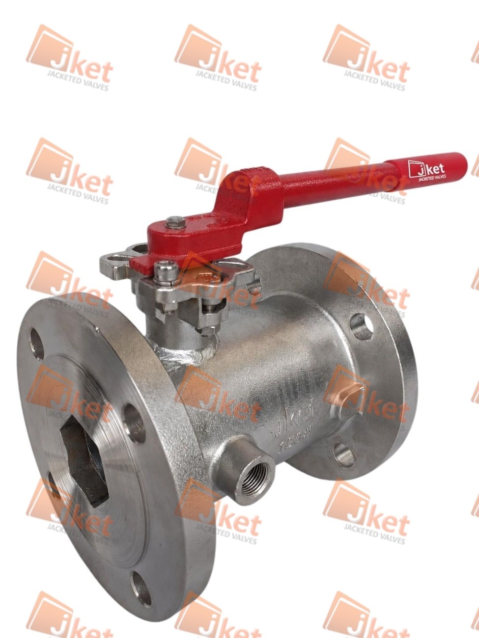 Stainless steel full jacketed ball valve