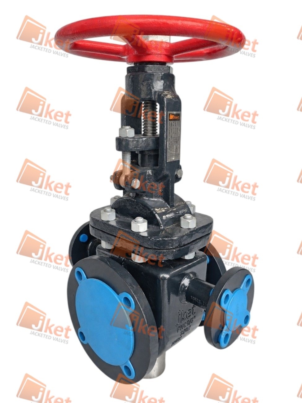 Black half jacketed gate valve