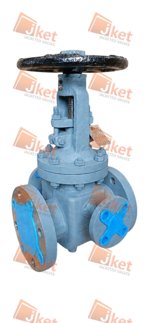 Grey half jacketed gate valve