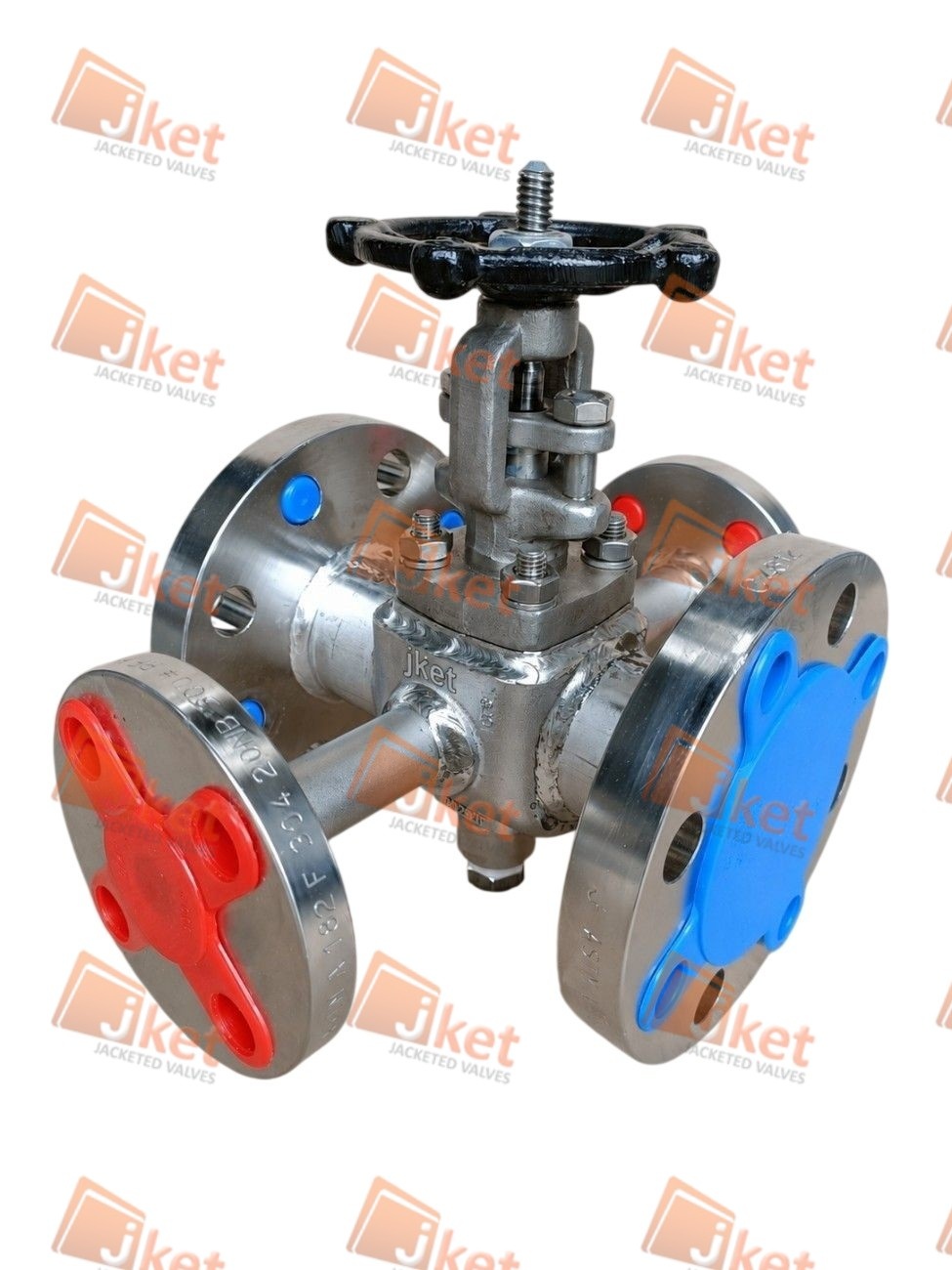 Stainless steel half jacketed gate valve