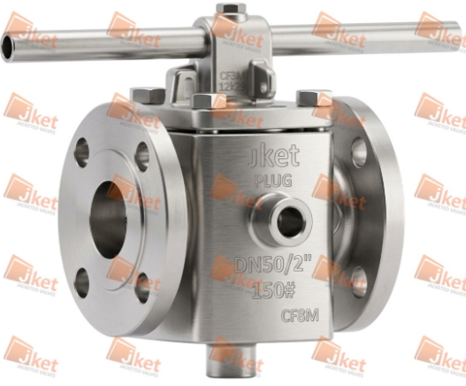 Half jacketed PTFE sleeved plug valve product